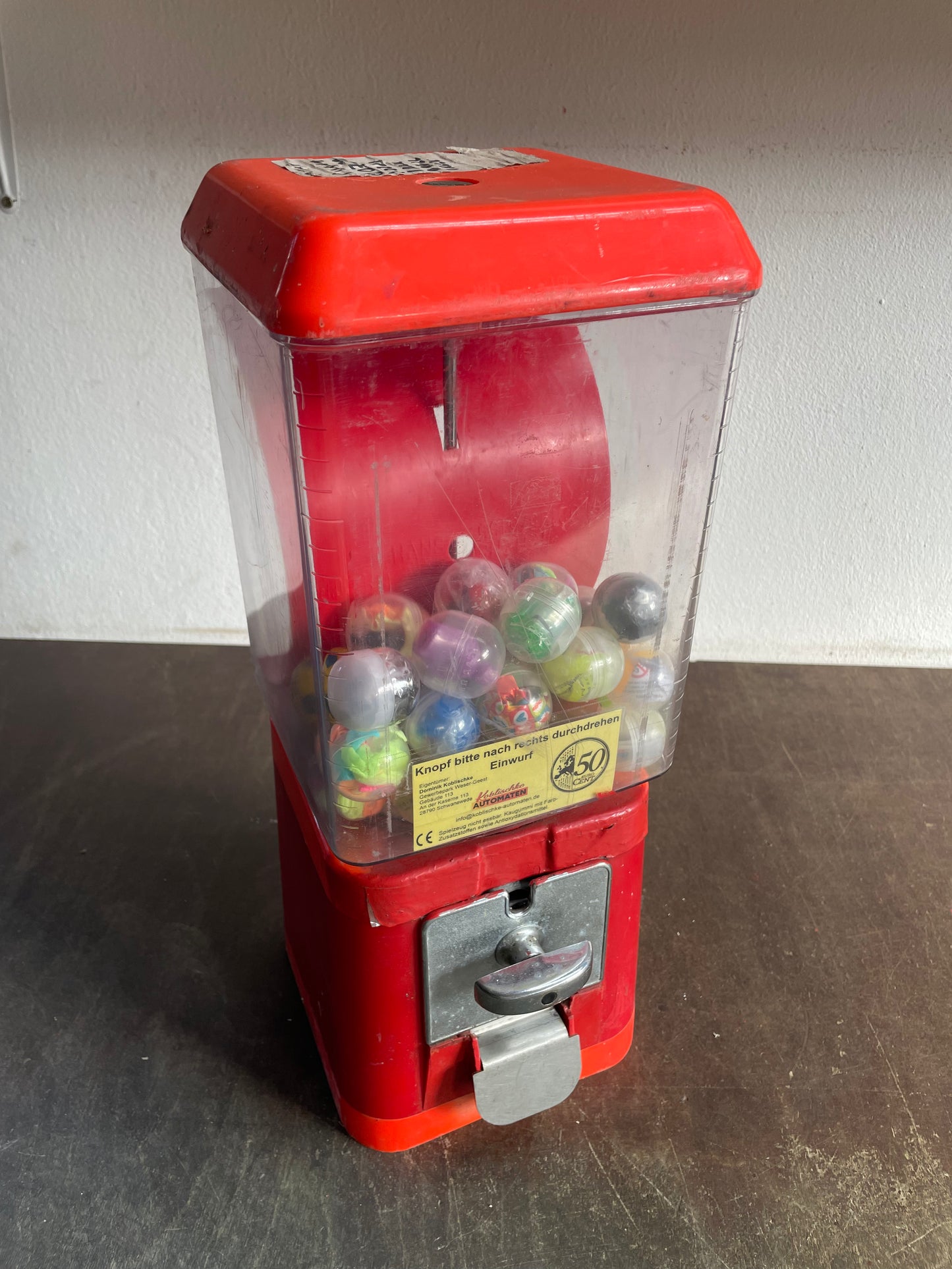 Kaugummiautomat gebraucht 0,50€ inkl. Füllung #7