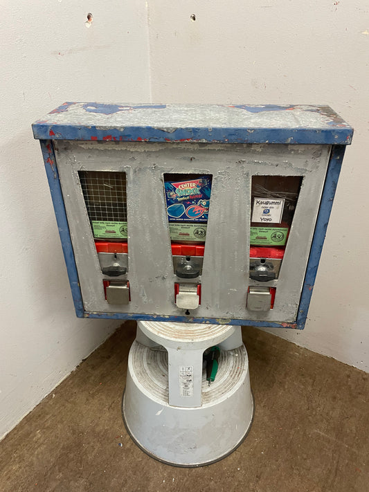 3er Komplett Set Kaugummiautomaten