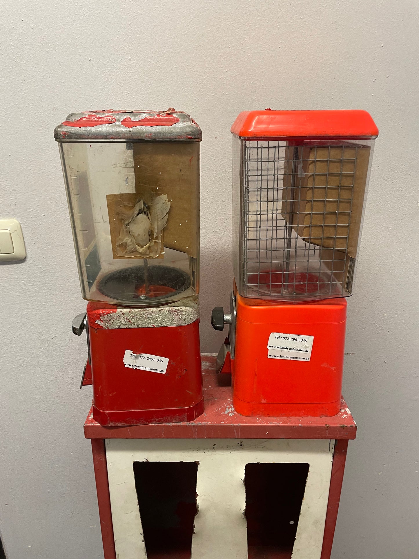 2er Komplett Set Kaugummiautomaten